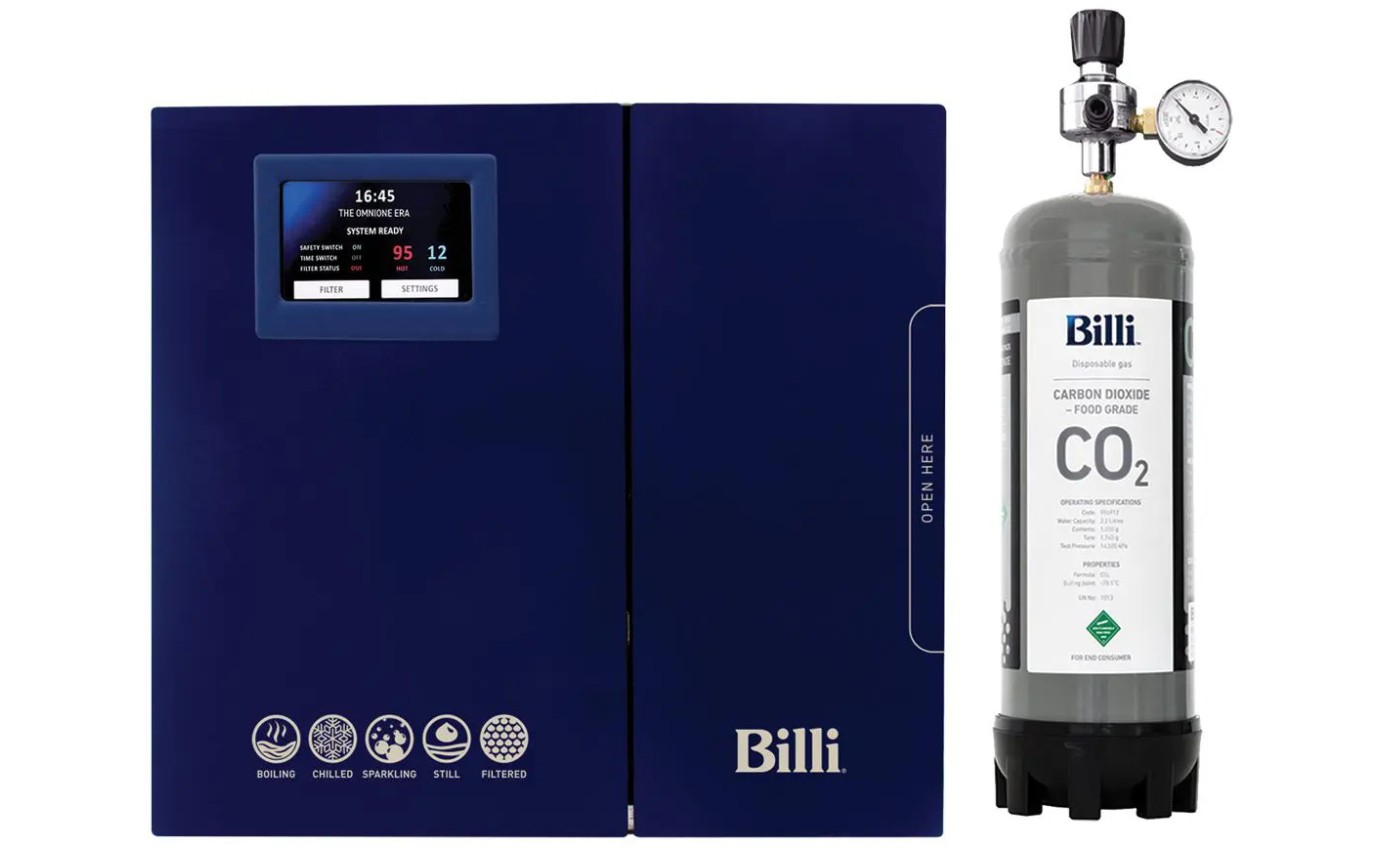 Billi Billi Home BCS with Lever Dispenser in Matte Black 925100LMB