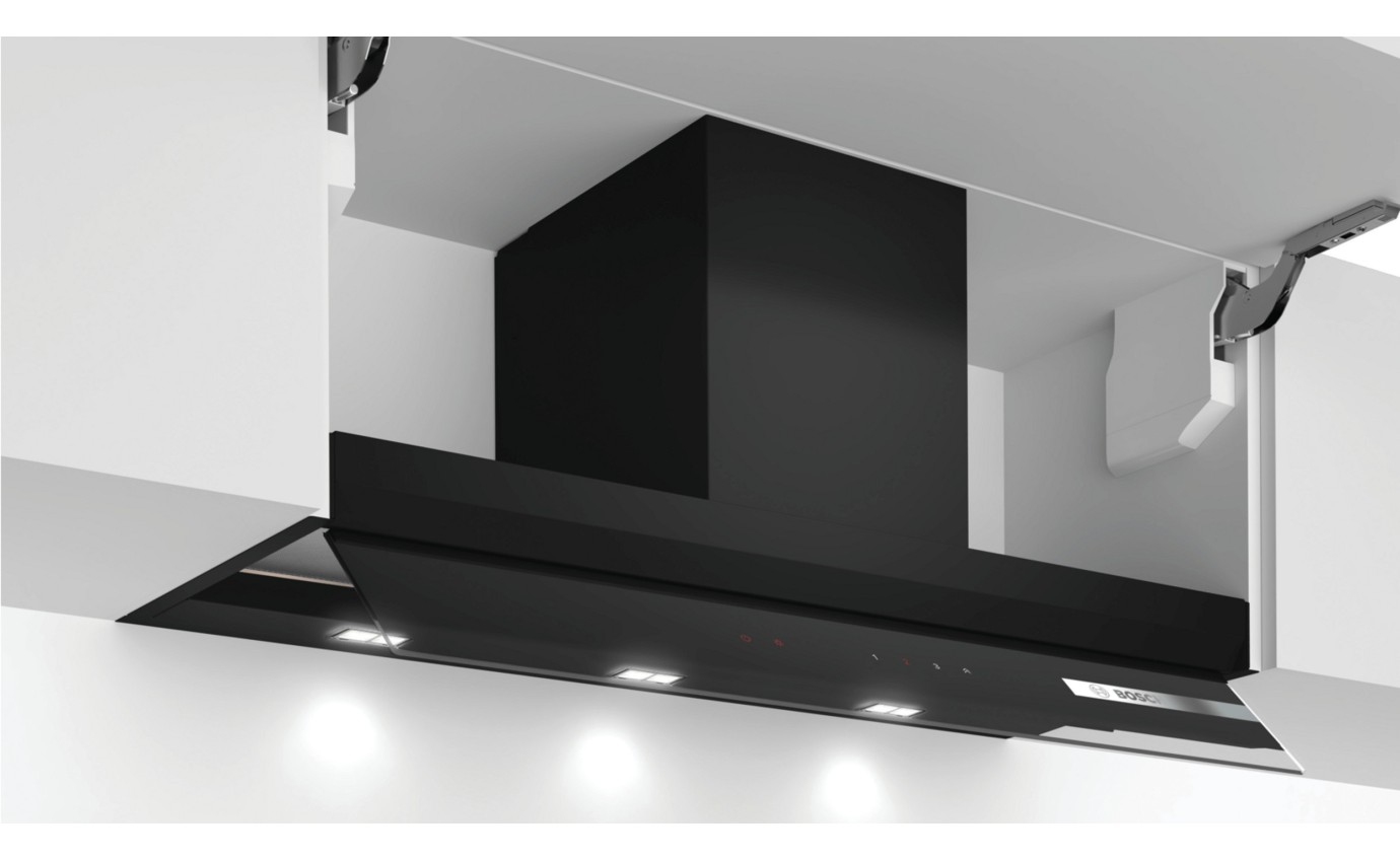 Bosch 90cm Series 6 Integrated Design Rangehood (Black) DBB97AM60A
