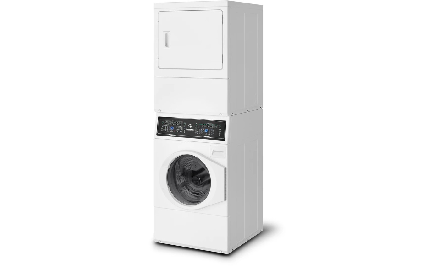 Speed Queen Washing Machine/Dryer Stack ATEE9A