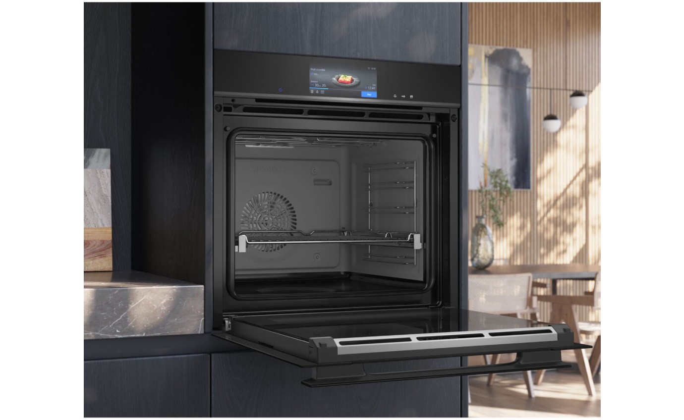 Siemens iQ700 StudioLine 60cm Built In Oven with Full PulseSteam HS958GCB1 Hart Co