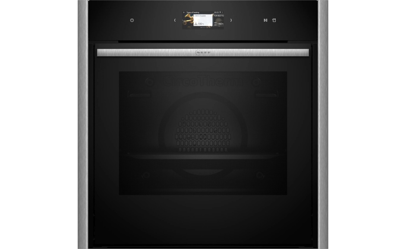 Neff 60cm N 90 Built-in Oven with Steam Function (Metallic Silver) B69FS5CY0AMS