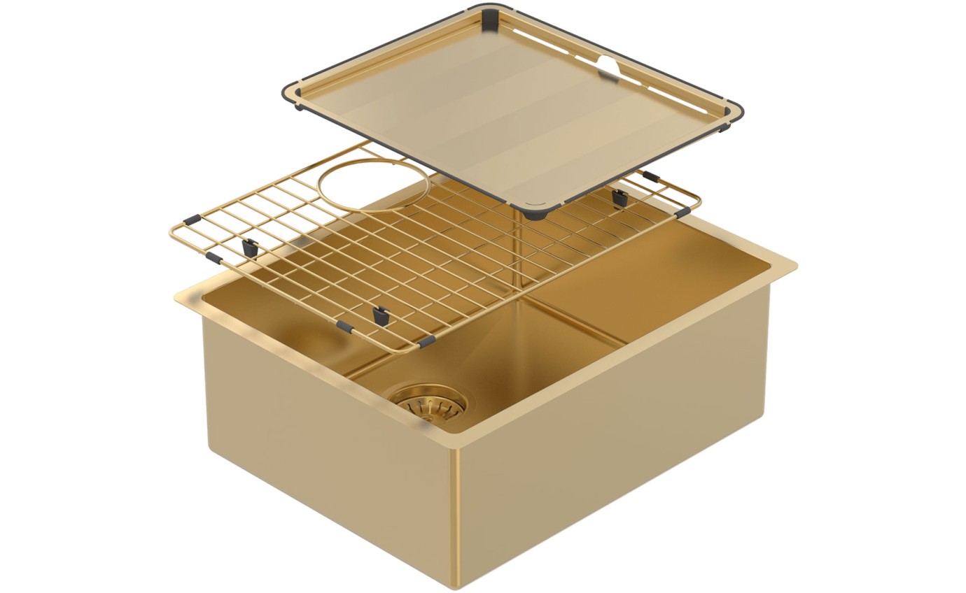 Abey Single Bowl Gold CR500G