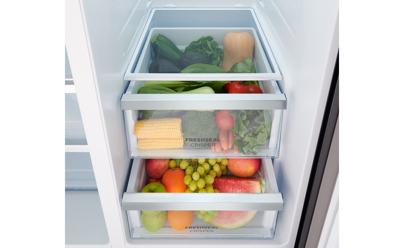 Westinghouse 624L Side by Side Fridge (Silver) WSE6630SA