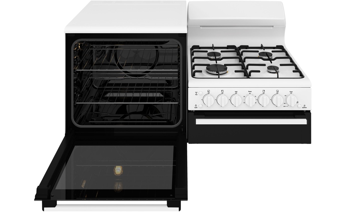 Westinghouse Gas Elevated Freestanding Cooker WDG112WCNGL