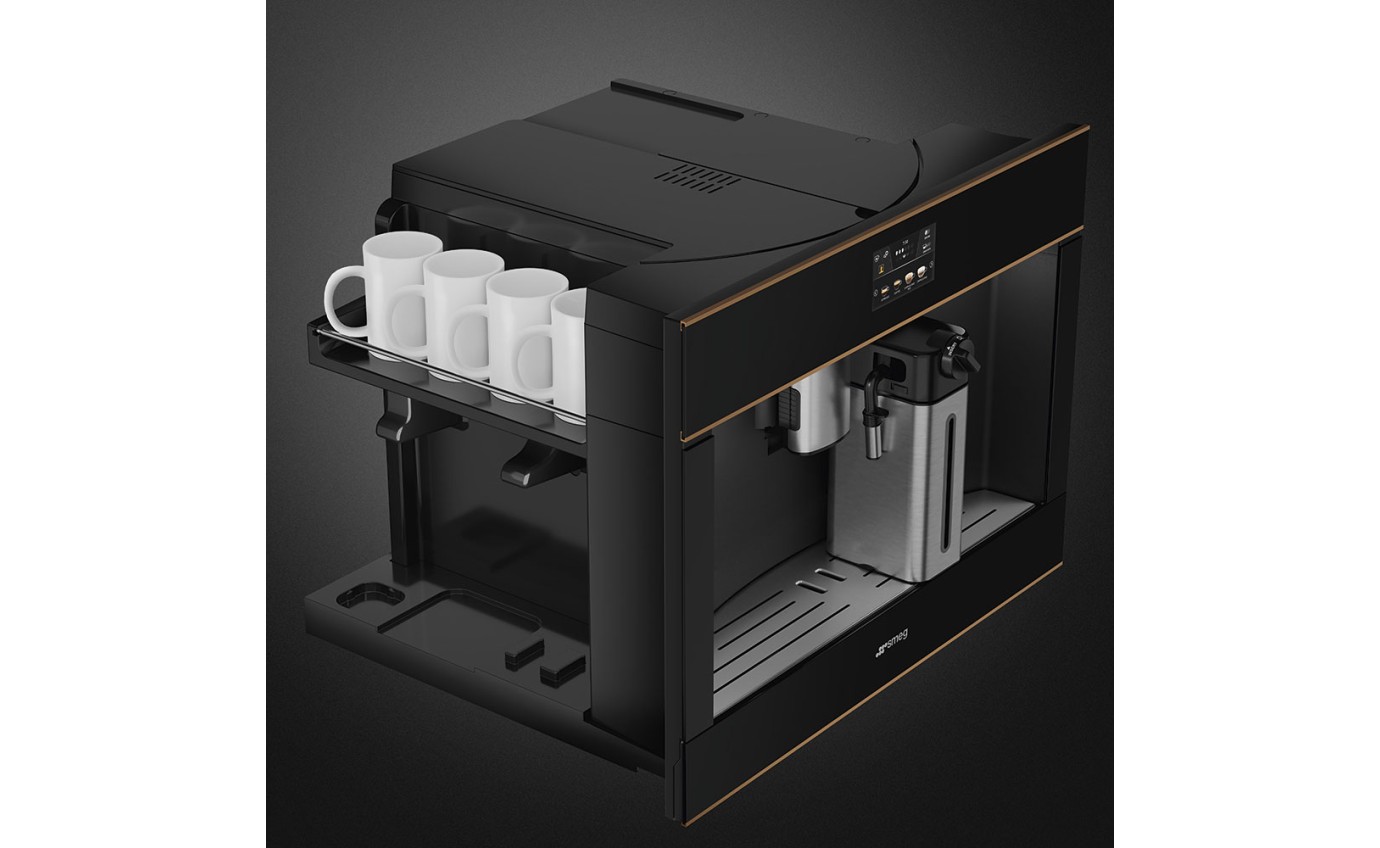 Smeg 45cm Dolce Stil Novo Built-in Coffee Machine CMS4604NR