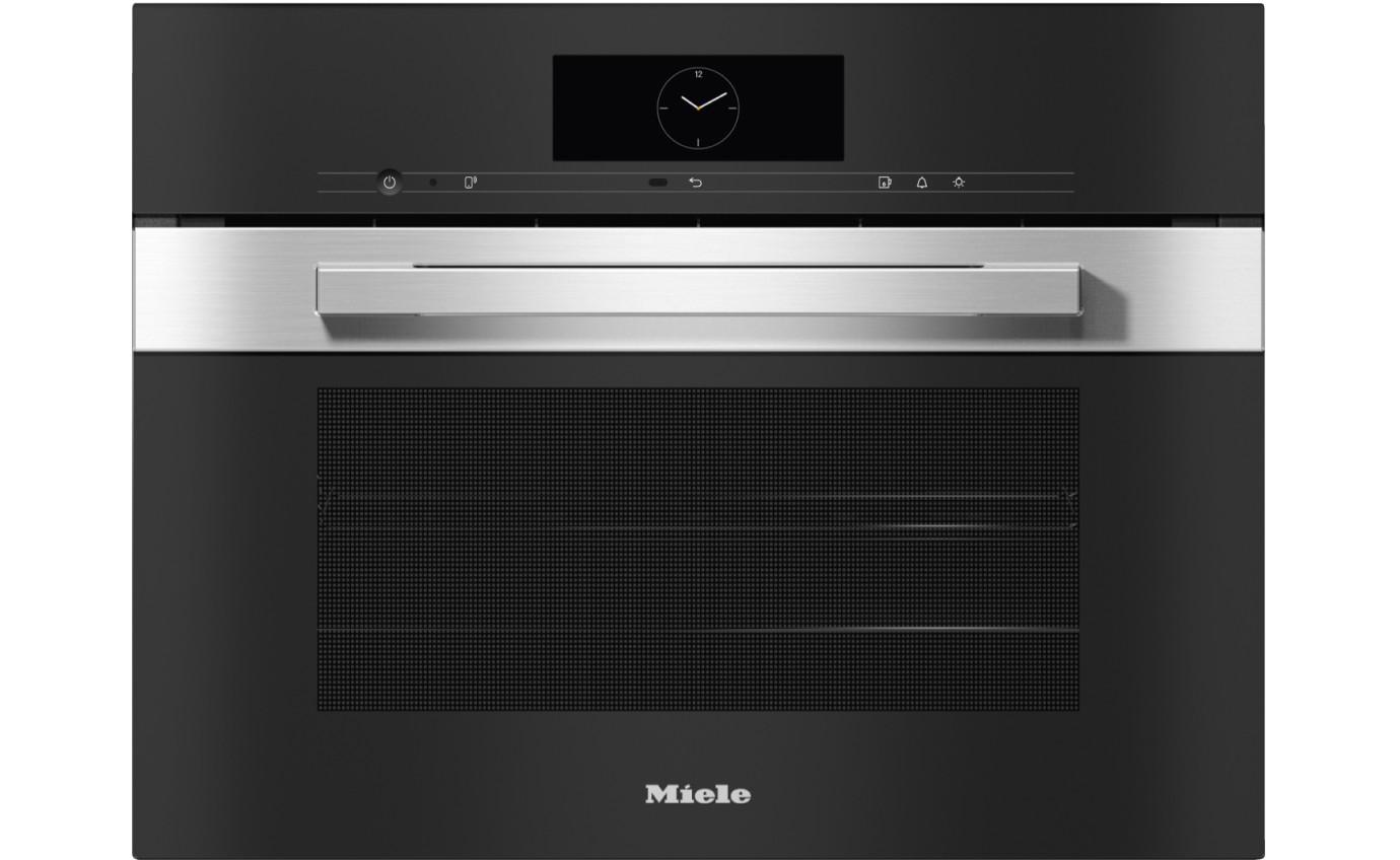 Miele 45cm PureLine Combi Steam Oven with HydroClean - Clean Steel DGC7840HCCS