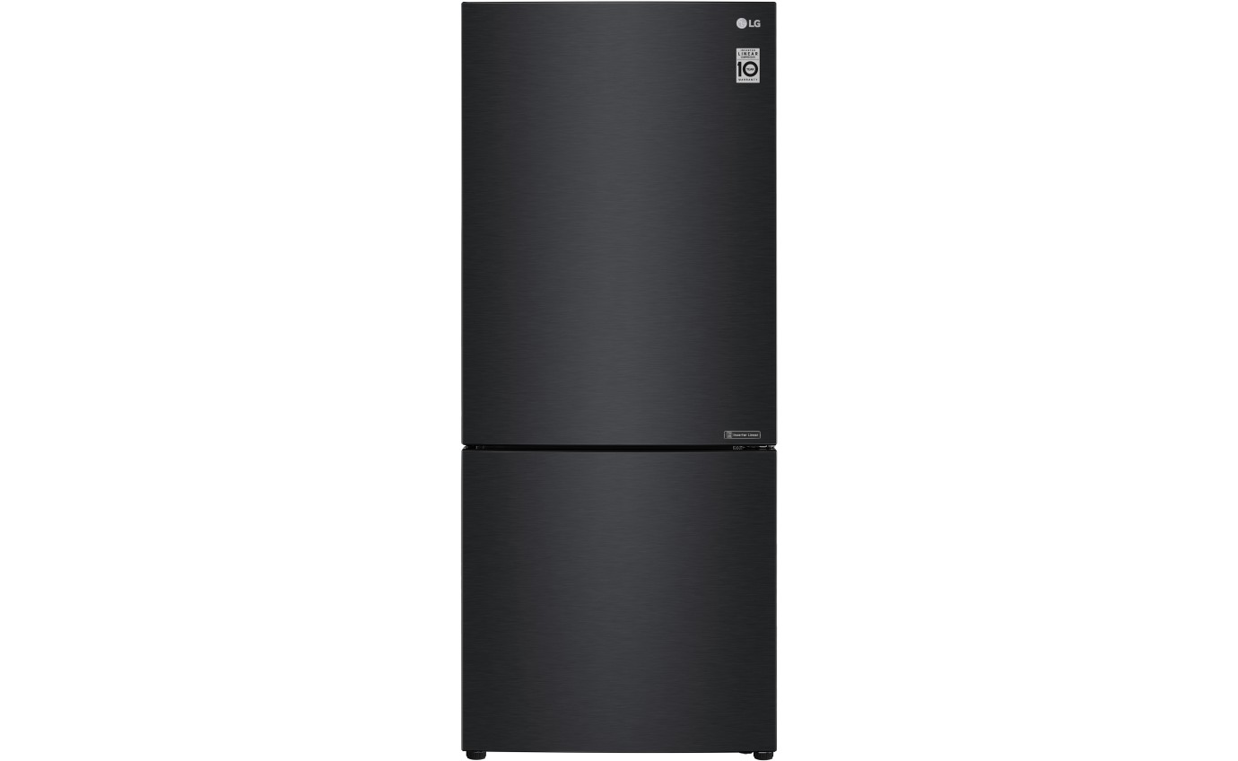 LG 420L Bottom Mount Fridge (Matte Black) GB455MBL
