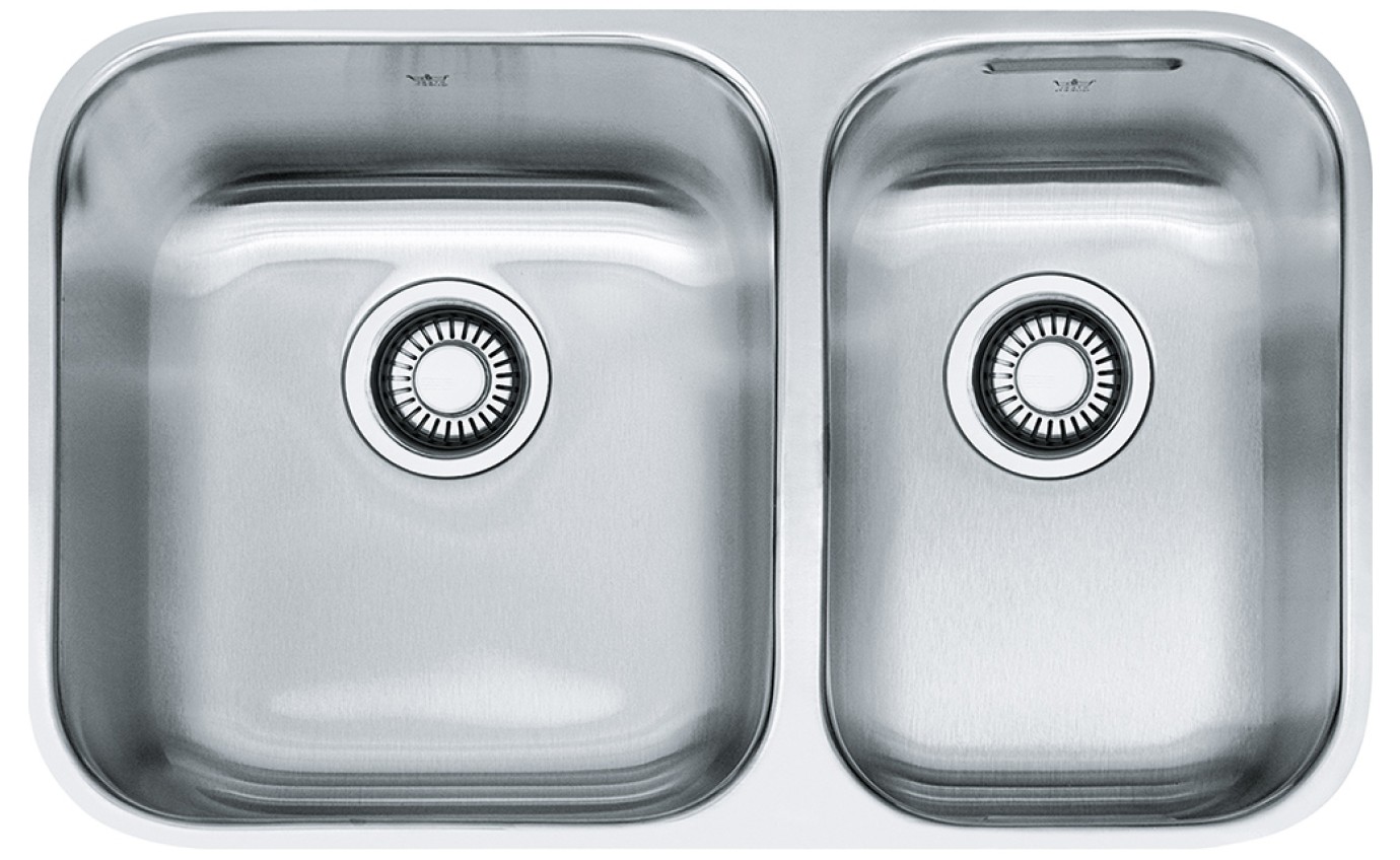 Franke Steel Queen Double Bowl Sink SQX120CR2