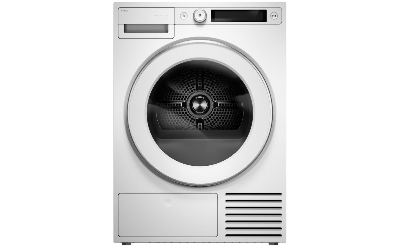 Asko 9kg Heat Pump Tumble Dryer (White) T509HPW