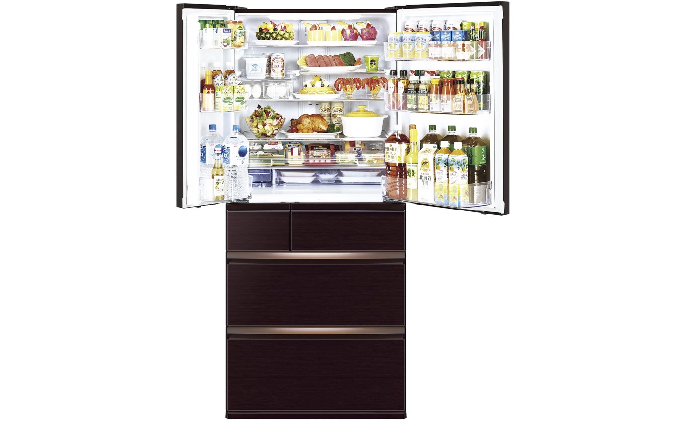 Mitsubishi 700L Multi Drawer Fridge (Dark Mahogany) MRWX700CBRA