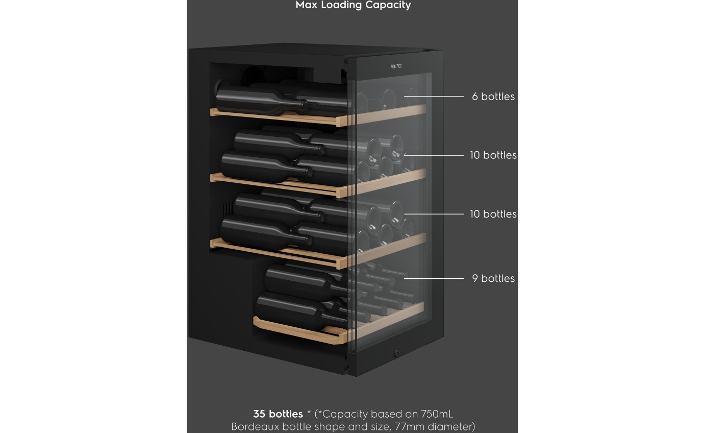 Vintec Single Zone Wine Cabinet VWS830FASX
