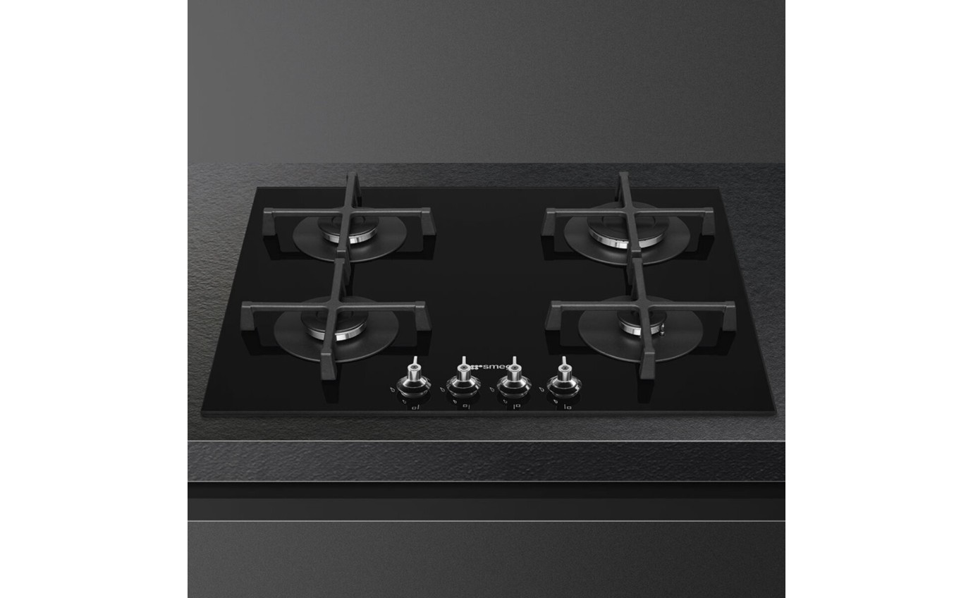 Smeg 60CM Classic Gas on Tempered Glass Cooktop PV364NAU