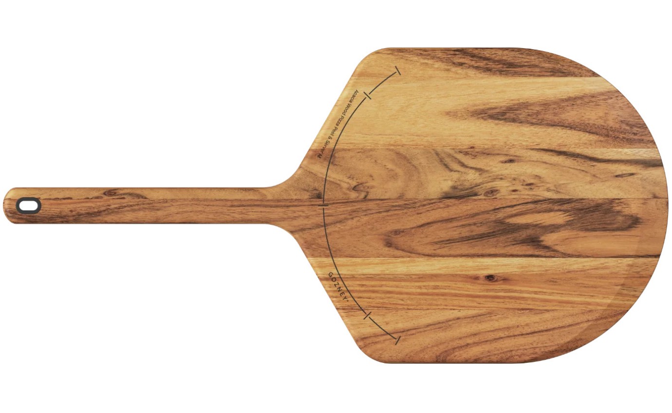 12 Inch Acacia Wood Pizza Peel With Cutting Board Ecuador