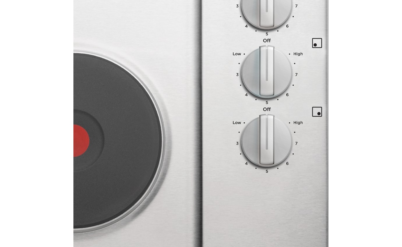 Westinghouse 60cm Electric Solid Cooktop WHS642SC