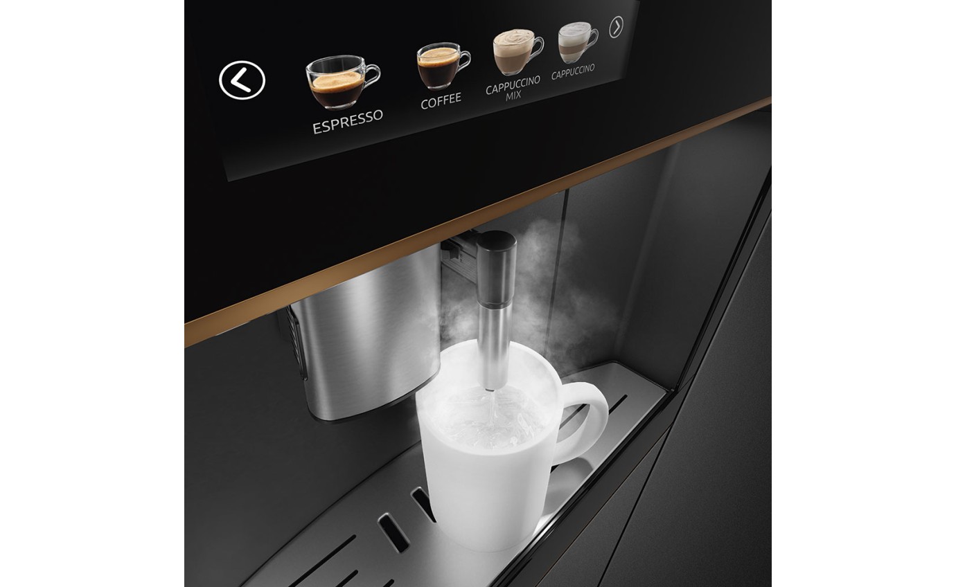 Smeg 45cm Dolce Stil Novo Built-in Coffee Machine CMS4604NR