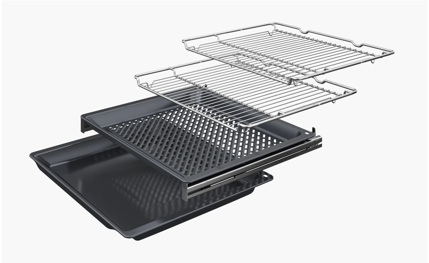 Bosch 60cm Series 8 Built-In Oven Black HBG776MB1A
