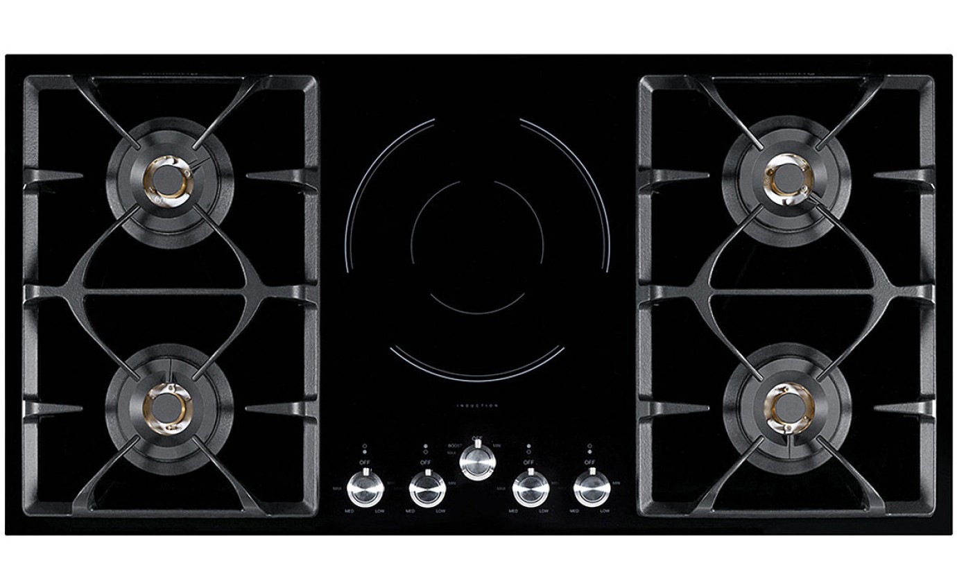 Franke 102cm Gas and Induction Cooktop FIXG905B1N
