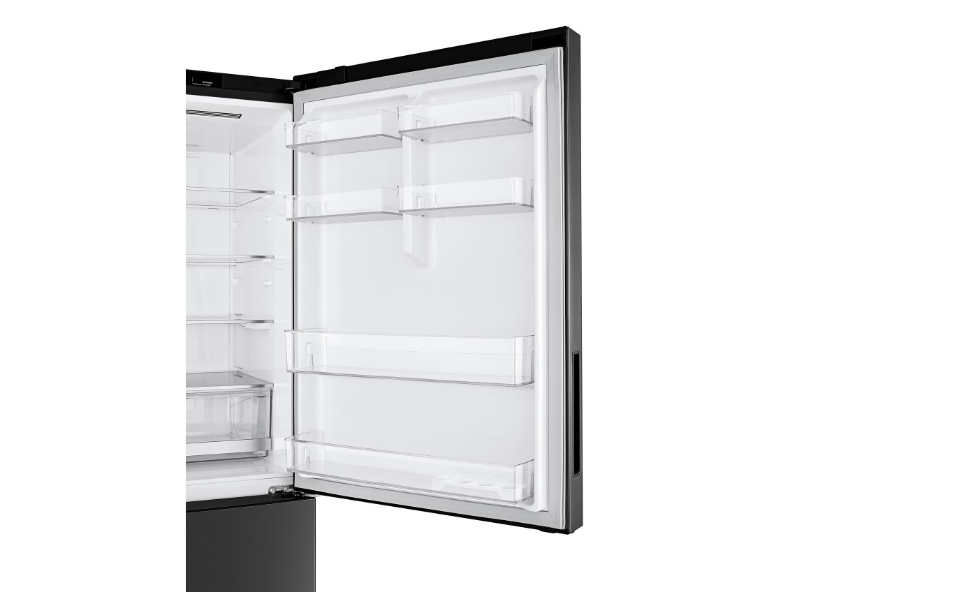 LG 420L Bottom Mount Fridge (Matte Black) GB455MBL