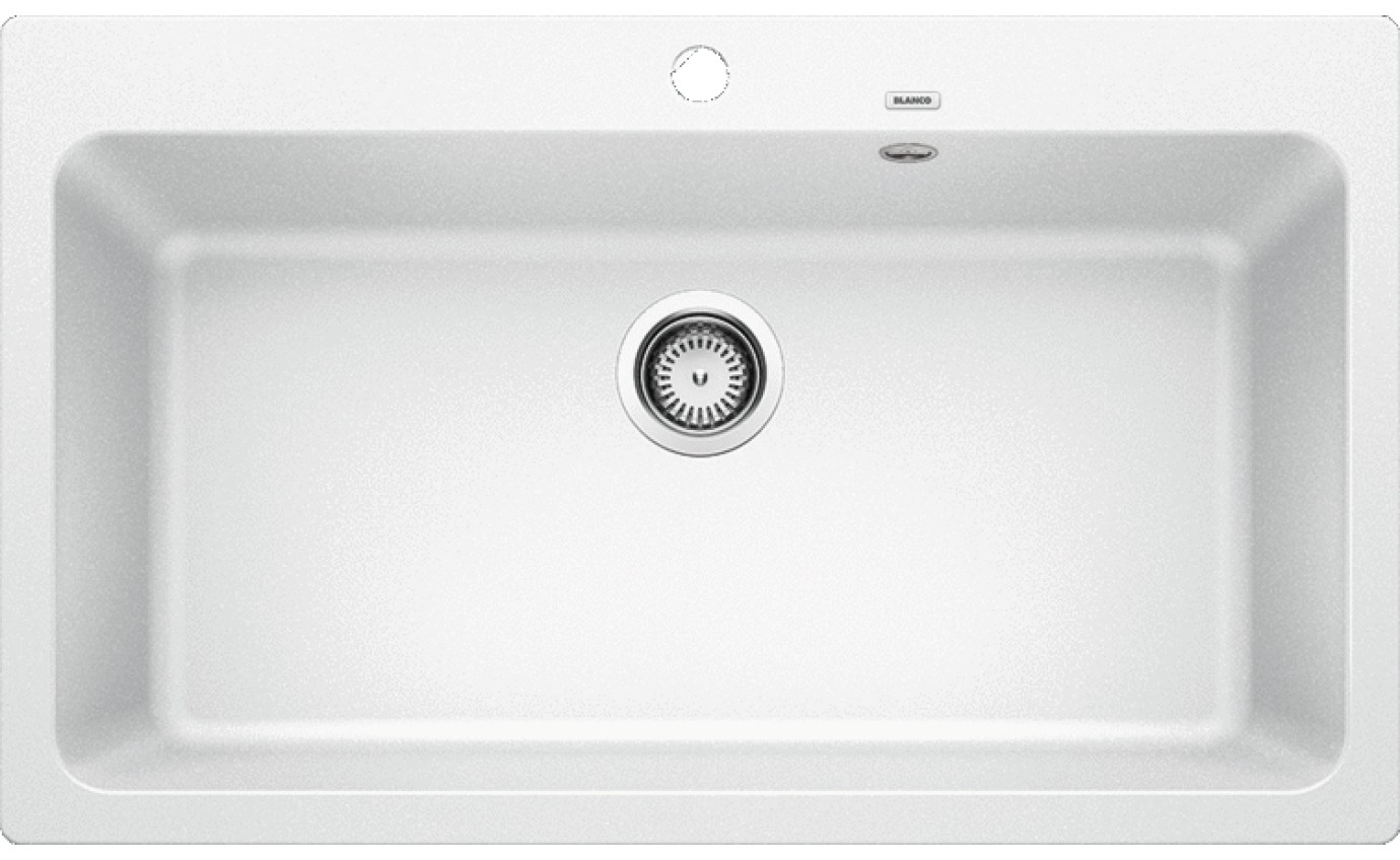Blanco NAYA XL 9 Single Bowl Inset Sink (White) NAYAXL9WK5