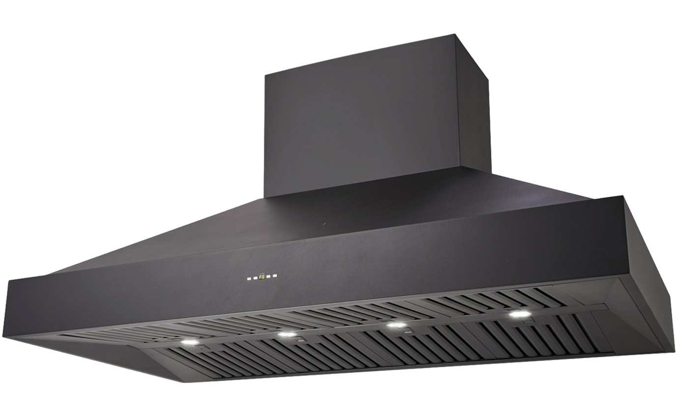 Schweigen Black BBQ Alfresco Rangehood 1500mm (Non Silent) CL8915B