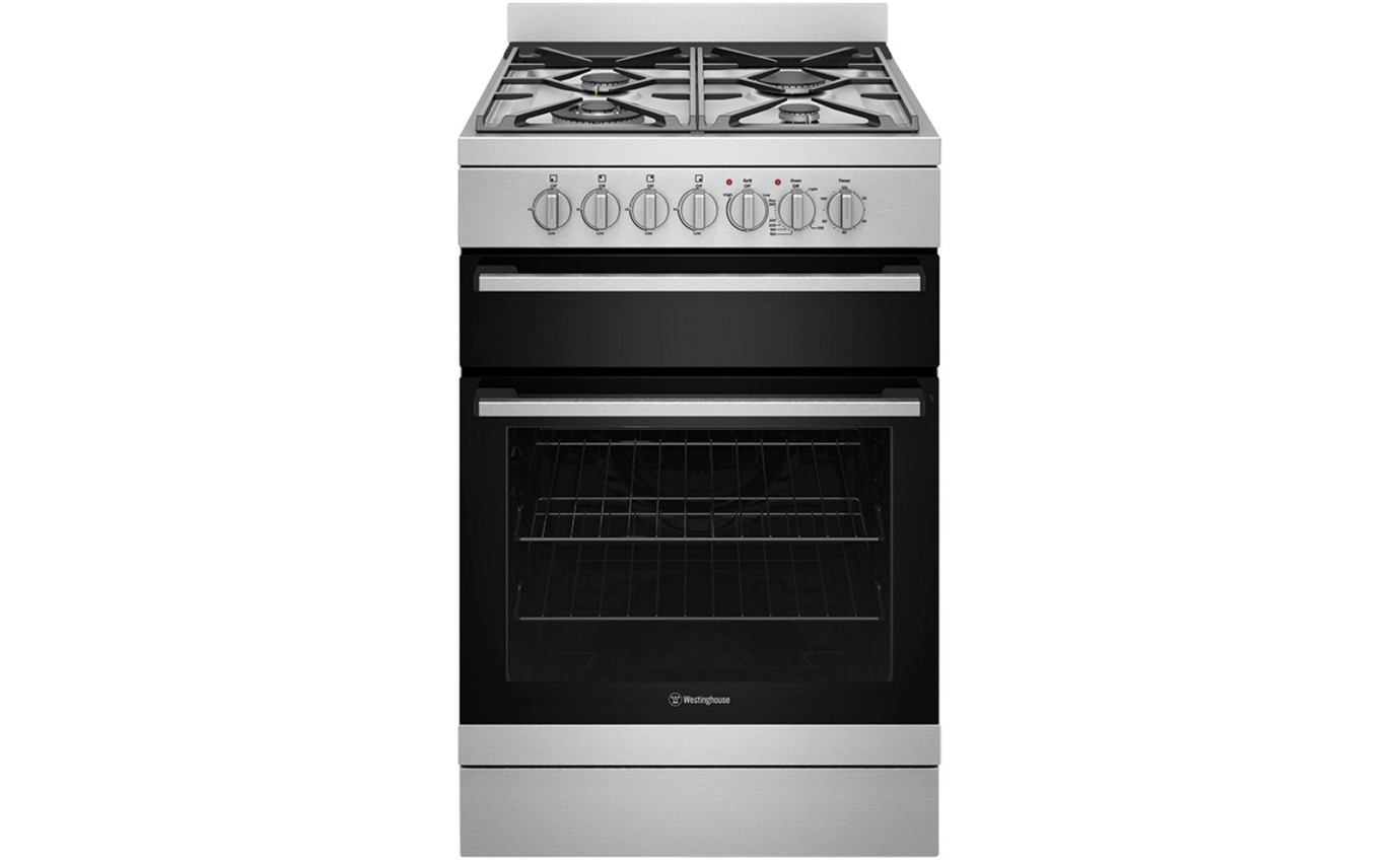 Westinghouse 60cm Dual Fuel Freestanding Cooker WFE612SC