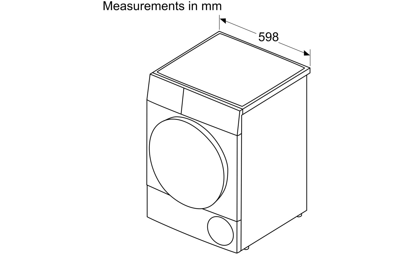 Bosch 9kg Series 8 Heat Pump Tumble Dryer WQG24201AU