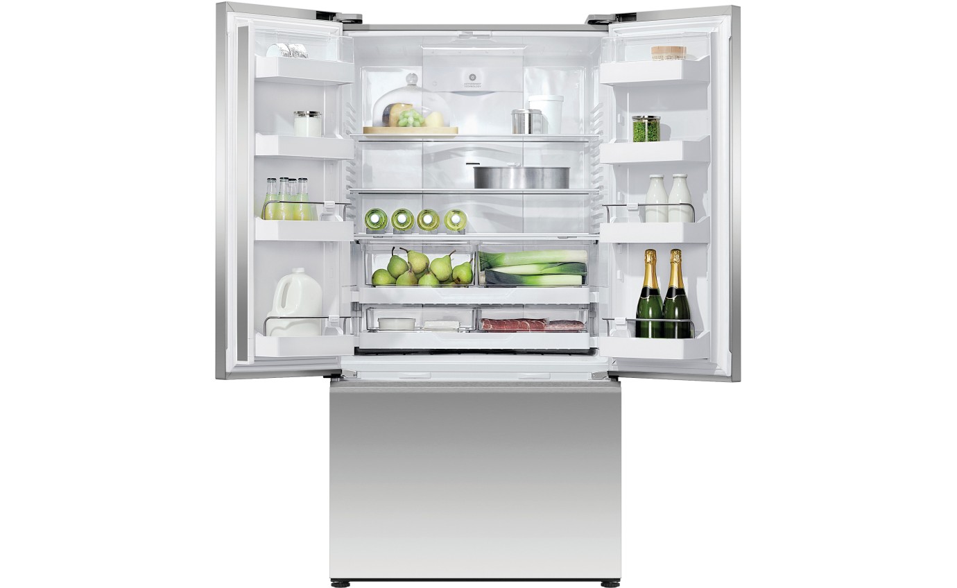 Fisher & Paykel 569L Series 7 French Door Refrigerator Freezer, Ice & Water RF610ANUX5