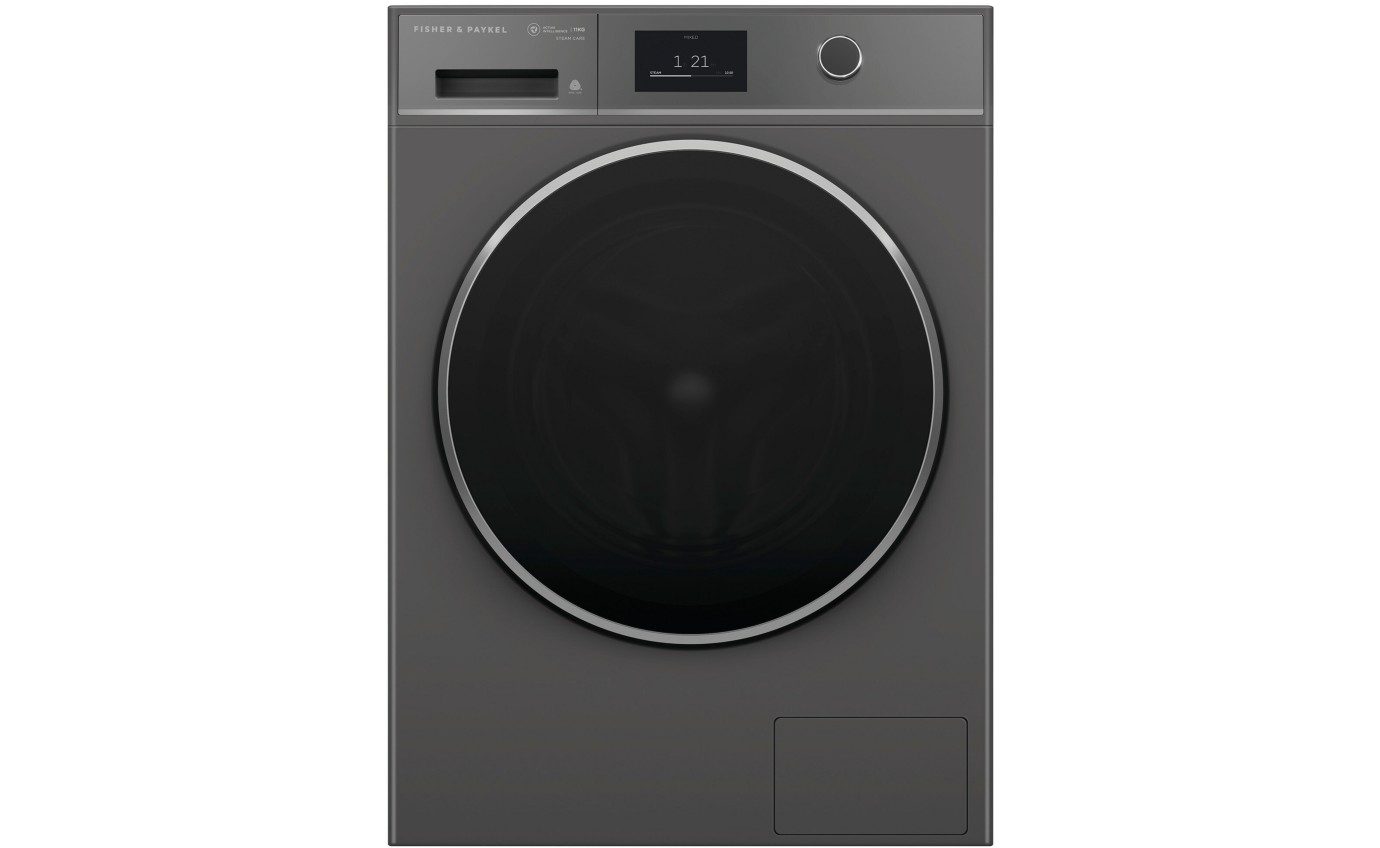 Fisher & Paykel 11kg Series 11 Front Loader Washer, ActiveIntelligence™, Steam Care - Graphite WH1160HG1