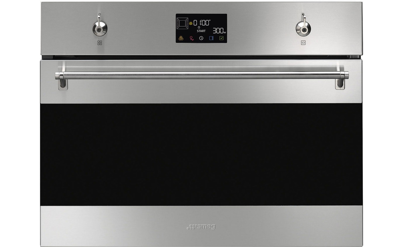 Smeg 45cm Compact Combi Microwave Oven (Stainless Steel) SOA4302M1X