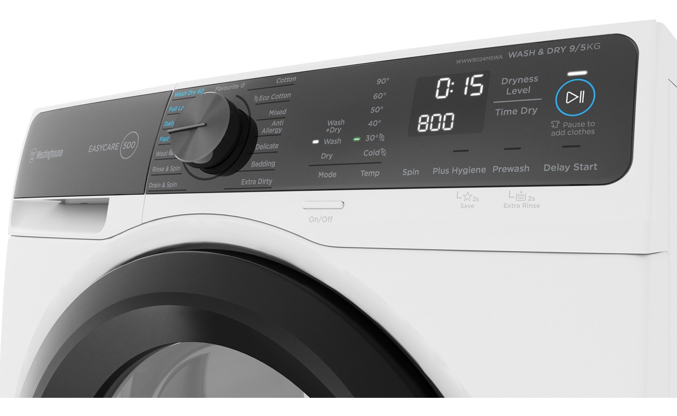 Westinghouse 9kg/5kg Washing Machine/Dryer Combo WWW9024M5WA