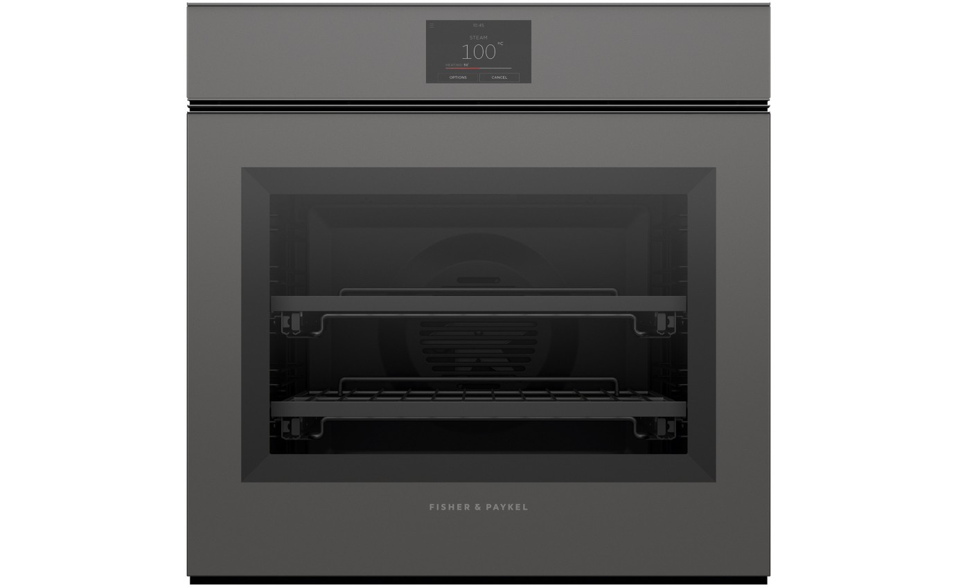 Fisher & Paykel 60cm Series 11 Minimal Handleless Combi-Steam Oven - Grey Glass OS60SMTNG1