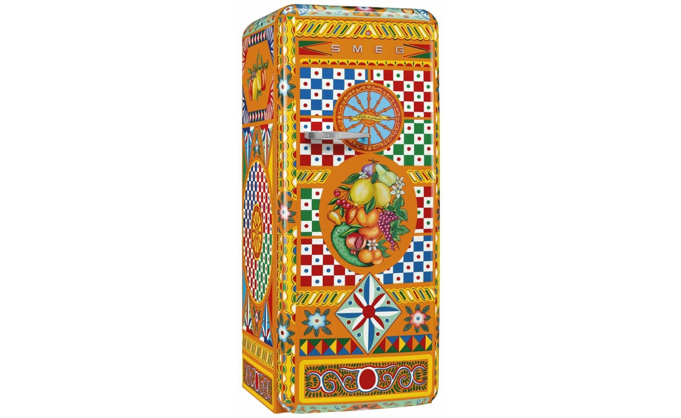 Smeg 270L Dolce & Gabbana Vertical Retro Refrigerator FAB28RDGC5AU