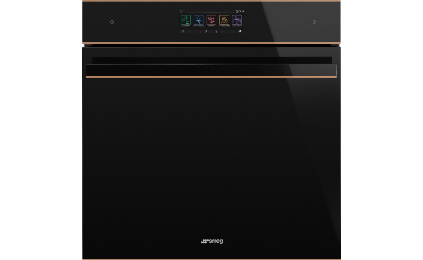 Smeg 60cm Dolce Stil Novo Steam100 Pro Oven (Black) SOA6606WS4PNR
