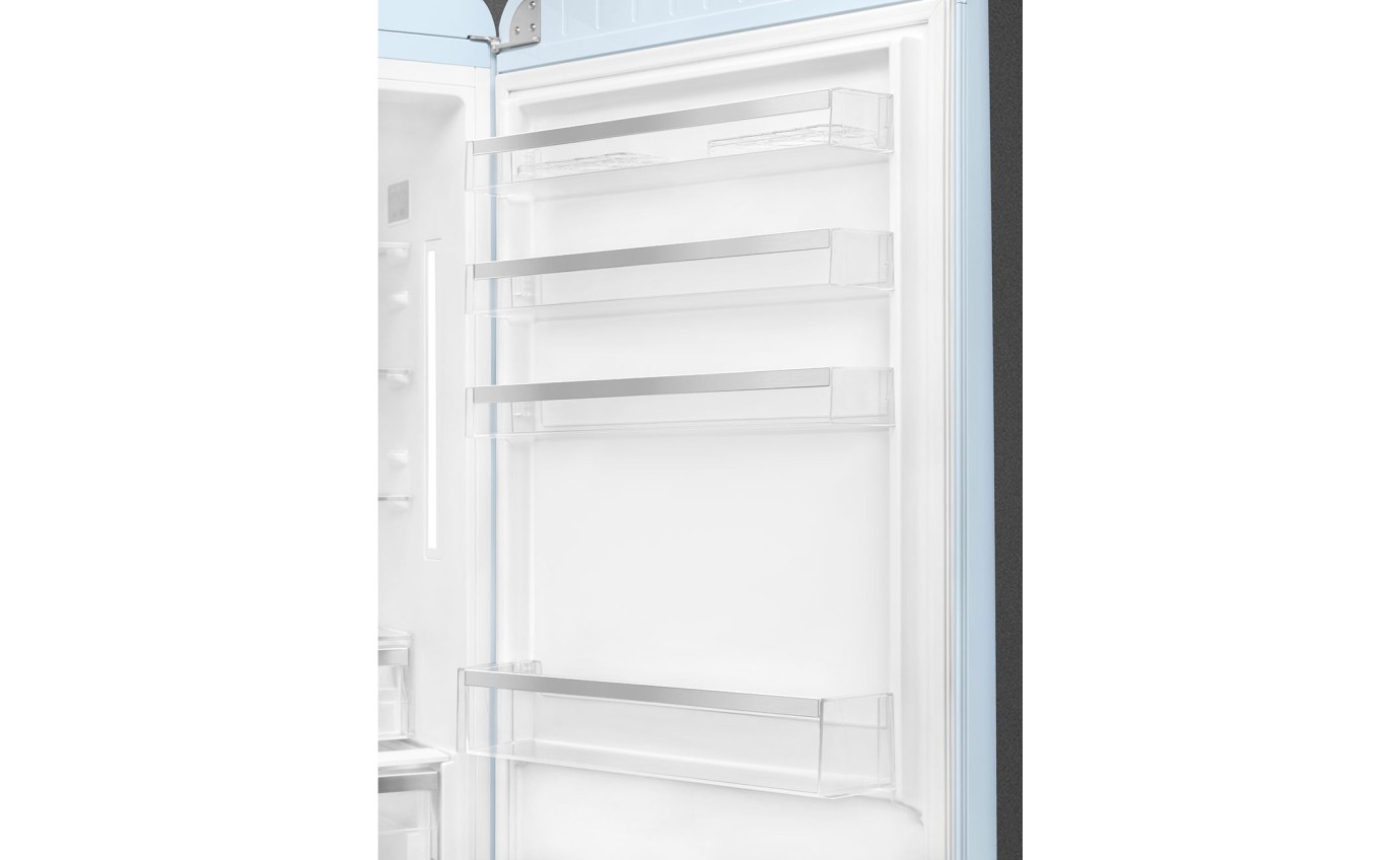 Smeg 481L 50s Style Retro Bottom Mount Fridge (Pastel Blue) FAB38RPB5AU