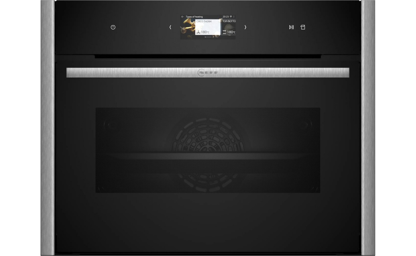 Neff 45cm N 90 Flex Design Compact Combi Steam Oven (Full Steam) - Metallic Silver C29FS31Y0AMS