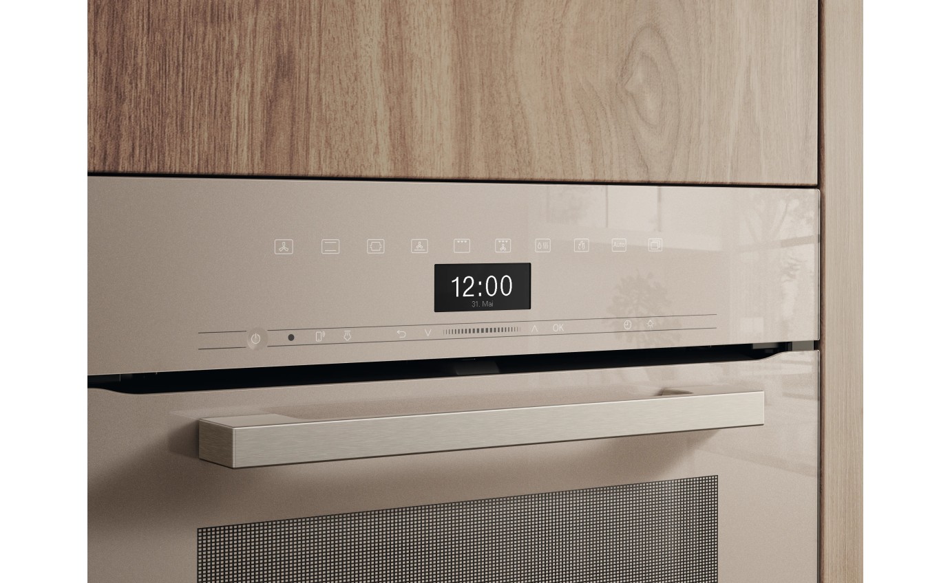Miele 60cm Pyrolytic Built-in Oven Pearl Beige H7464BPPEBE