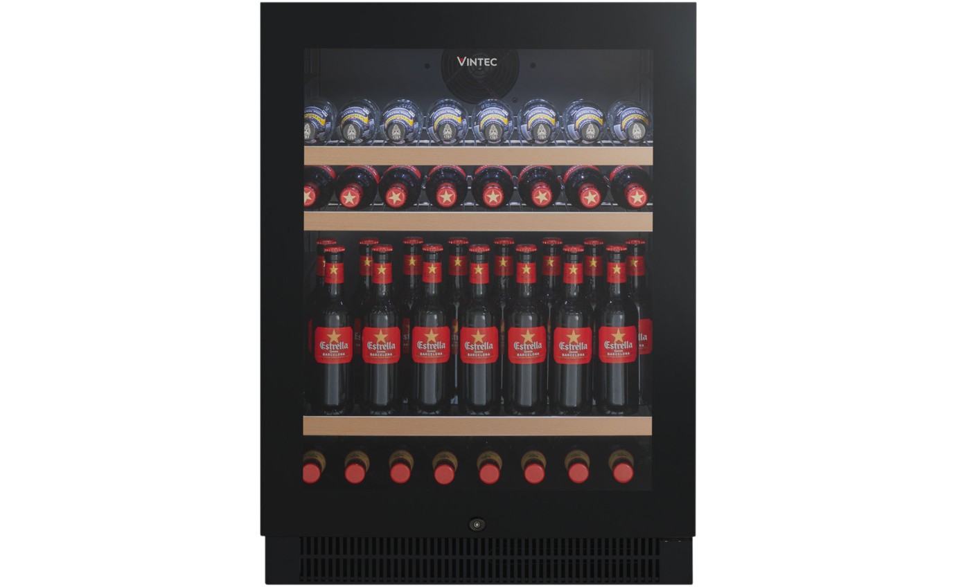 Vintec 100 Beer Bottle Undercounter Beverage Centre (Black) VBS050SBBX