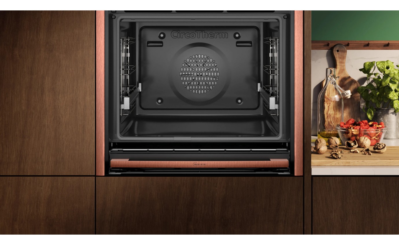 Neff 60cm N 90 Built-in Pyrolytic Oven with Added Steam Function (Anthracite Grey) B69VY7MY0AAG