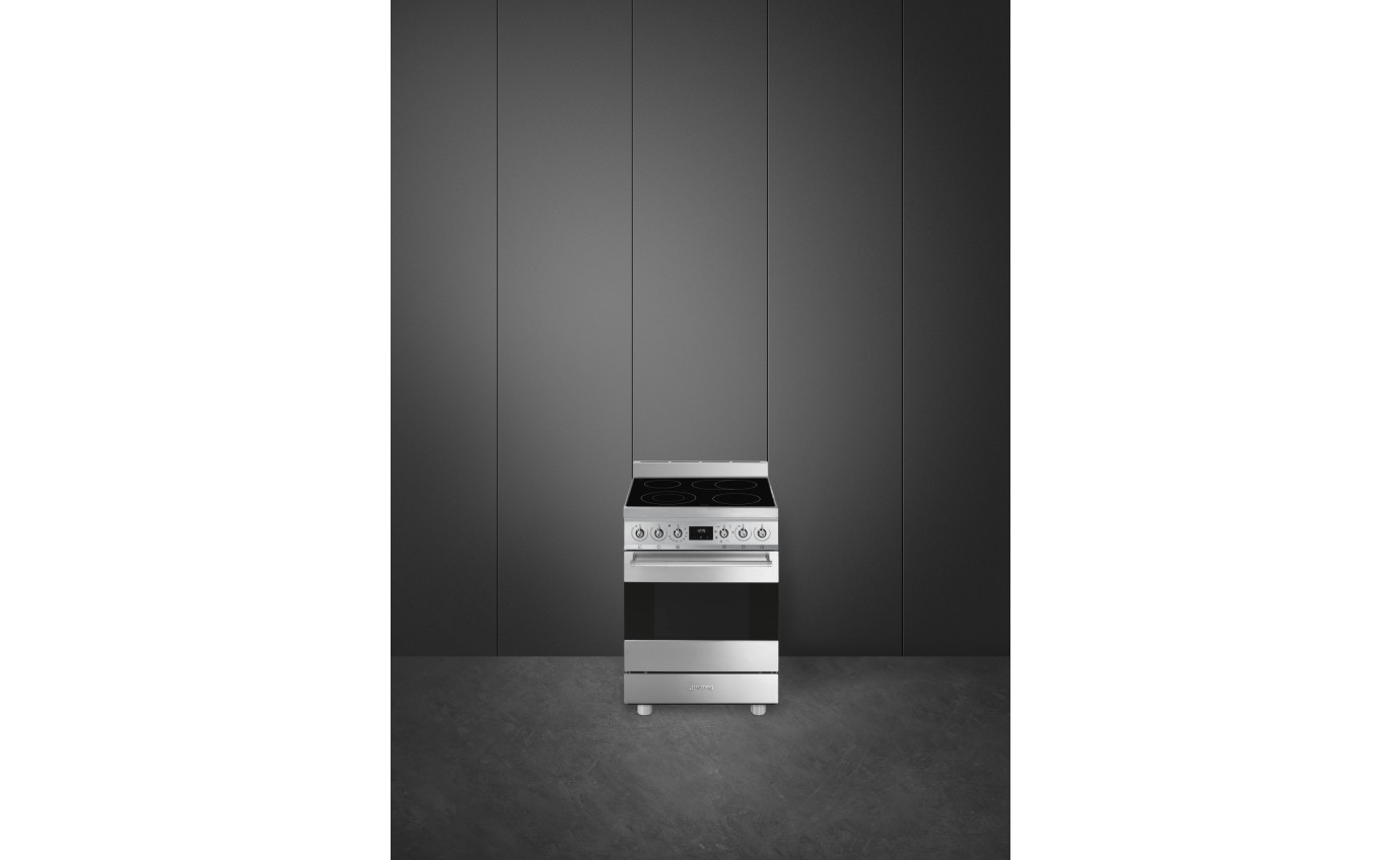 Smeg 60cm Classic Ceramic Freestanding Cooker - Stainless Steel CS6CMXA2