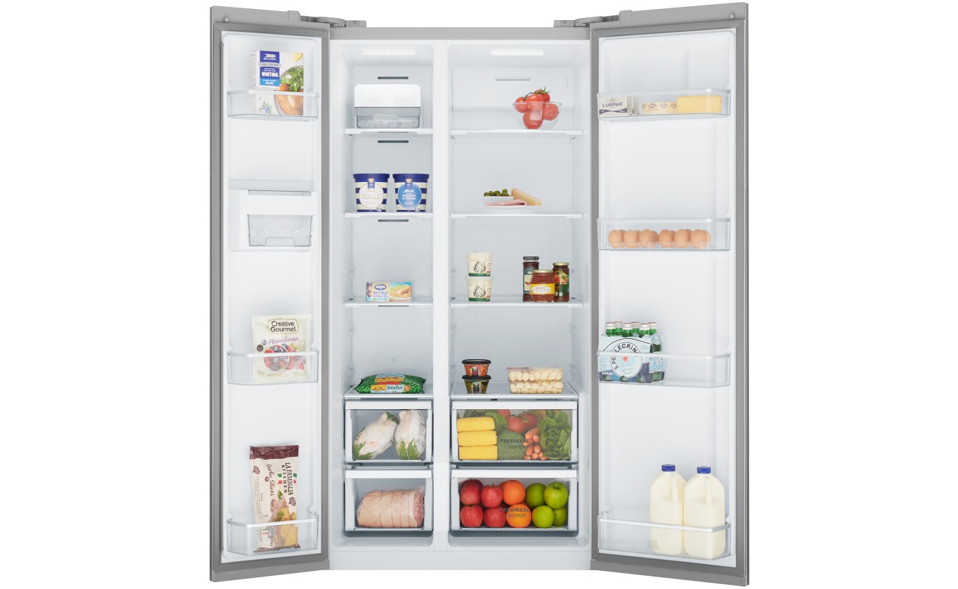 Westinghouse 624L Side by Side Fridge (Silver) WSE6630SA