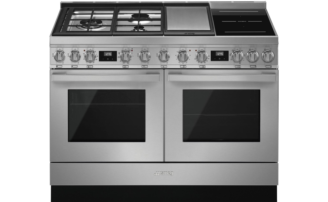 Smeg 120cm Portofino Pyrolytic Freestanding Cooker CPF120IGMPXA