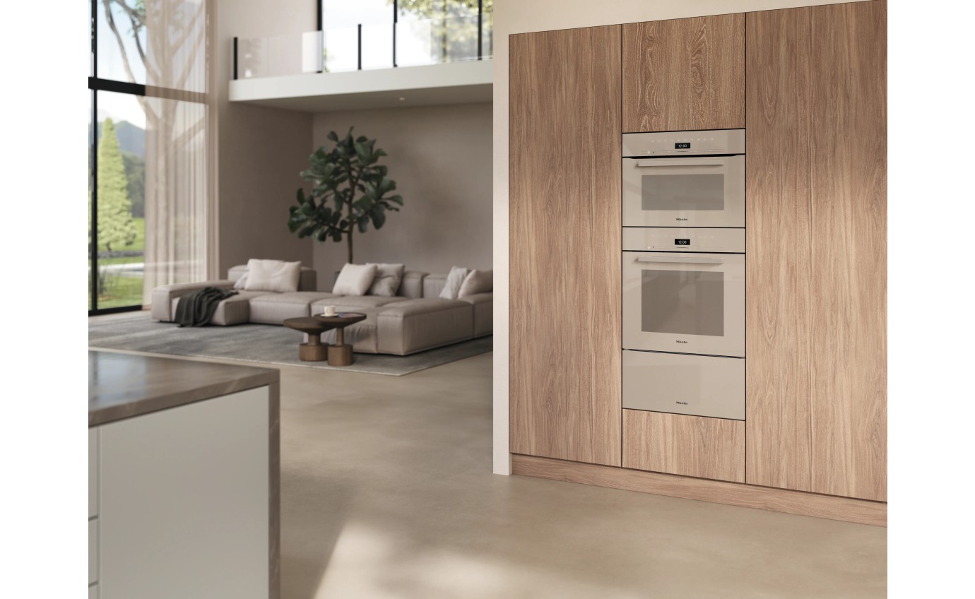 Miele 60cm Pyrolytic Built-in Oven Pearl Beige H7464BPPEBE