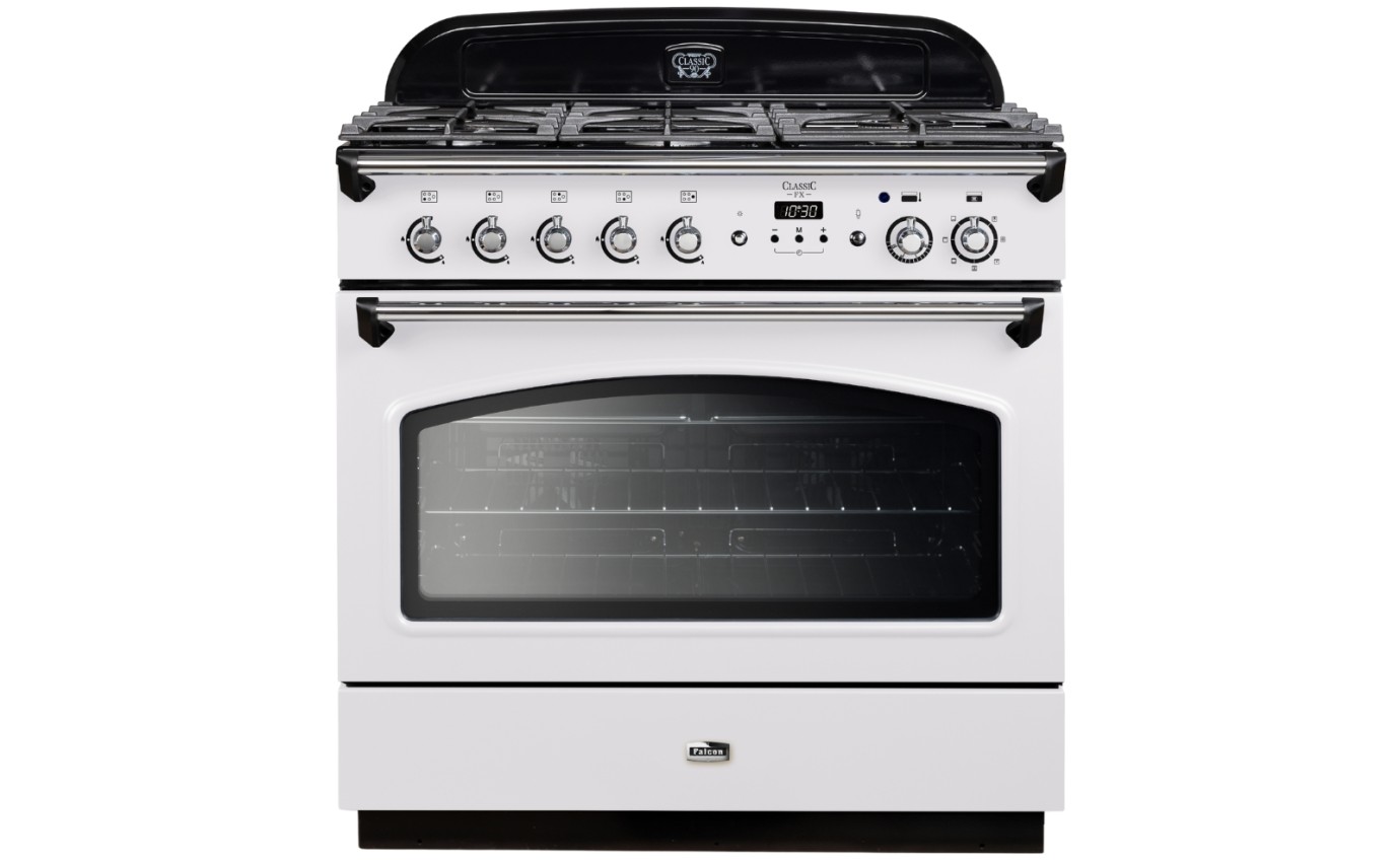 Falcon 90cm Dual Fuel Range Cooker CLA90FXDFWHCH