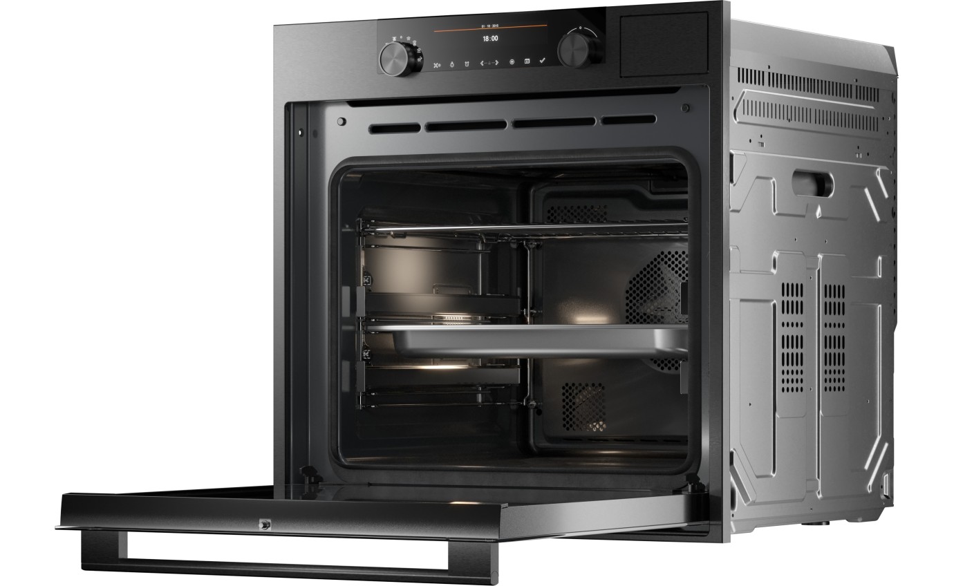 Asko 60cm Steam Oven (Black Steel) OCS8687B