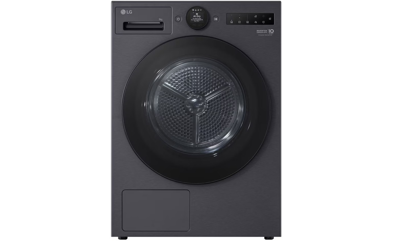LG 9kg Series 9 Heat Pump Dryer DXH909MB