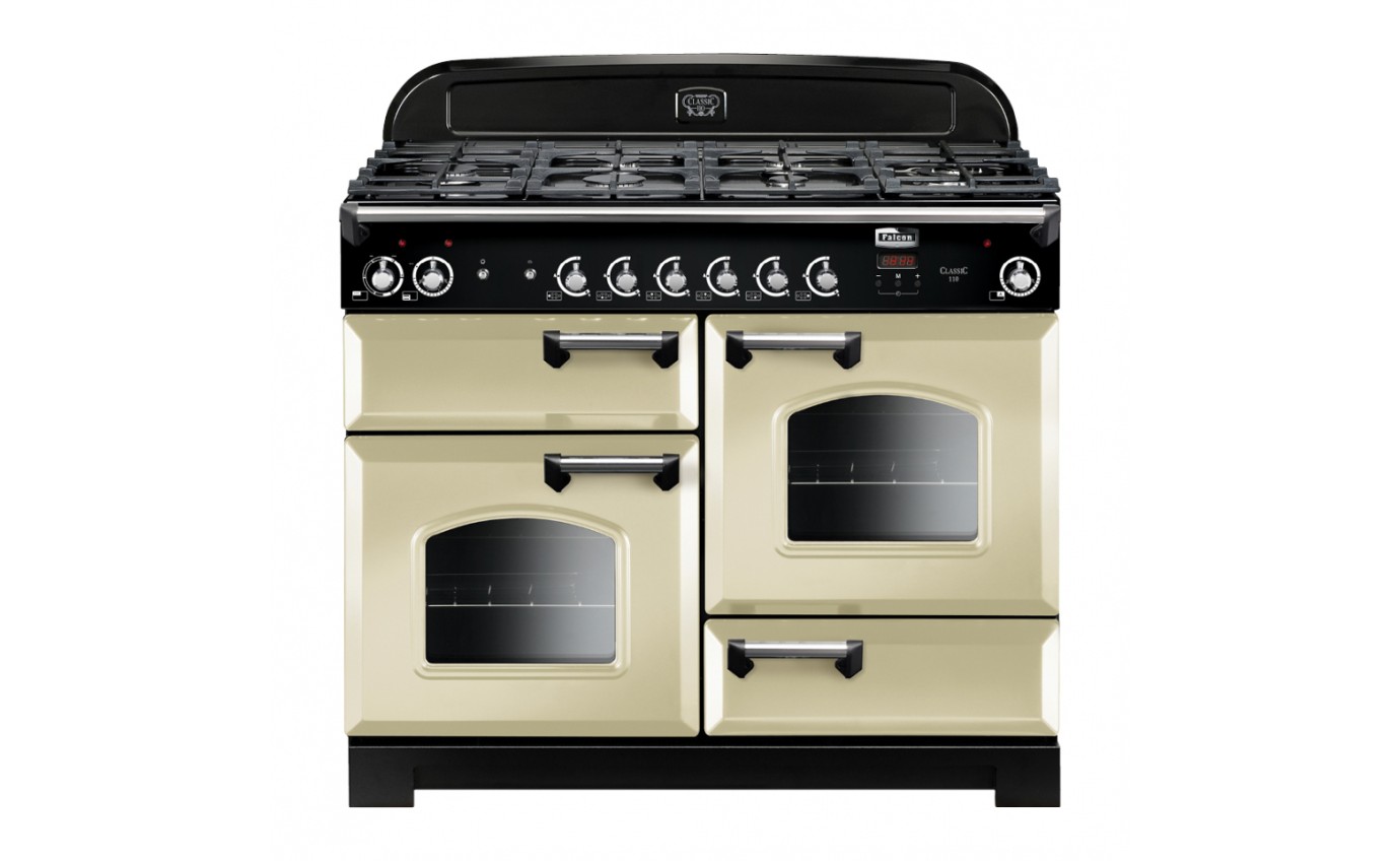 Falcon 110cm Classic Dual Fuel Upright Cooker CLA110DFFCRCH