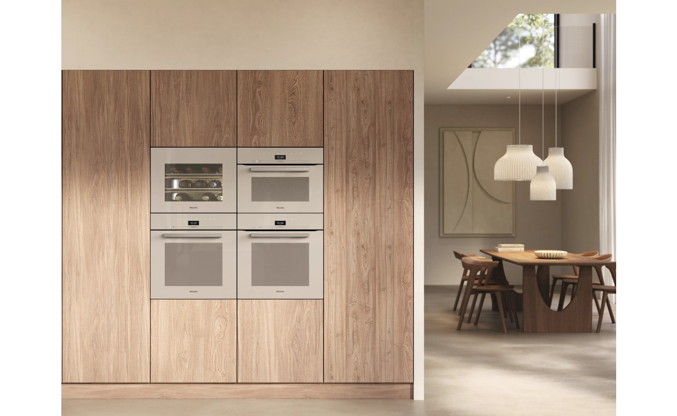 Miele 60cm Pyrolytic Built-in Oven Pearl Beige H7464BPPEBE