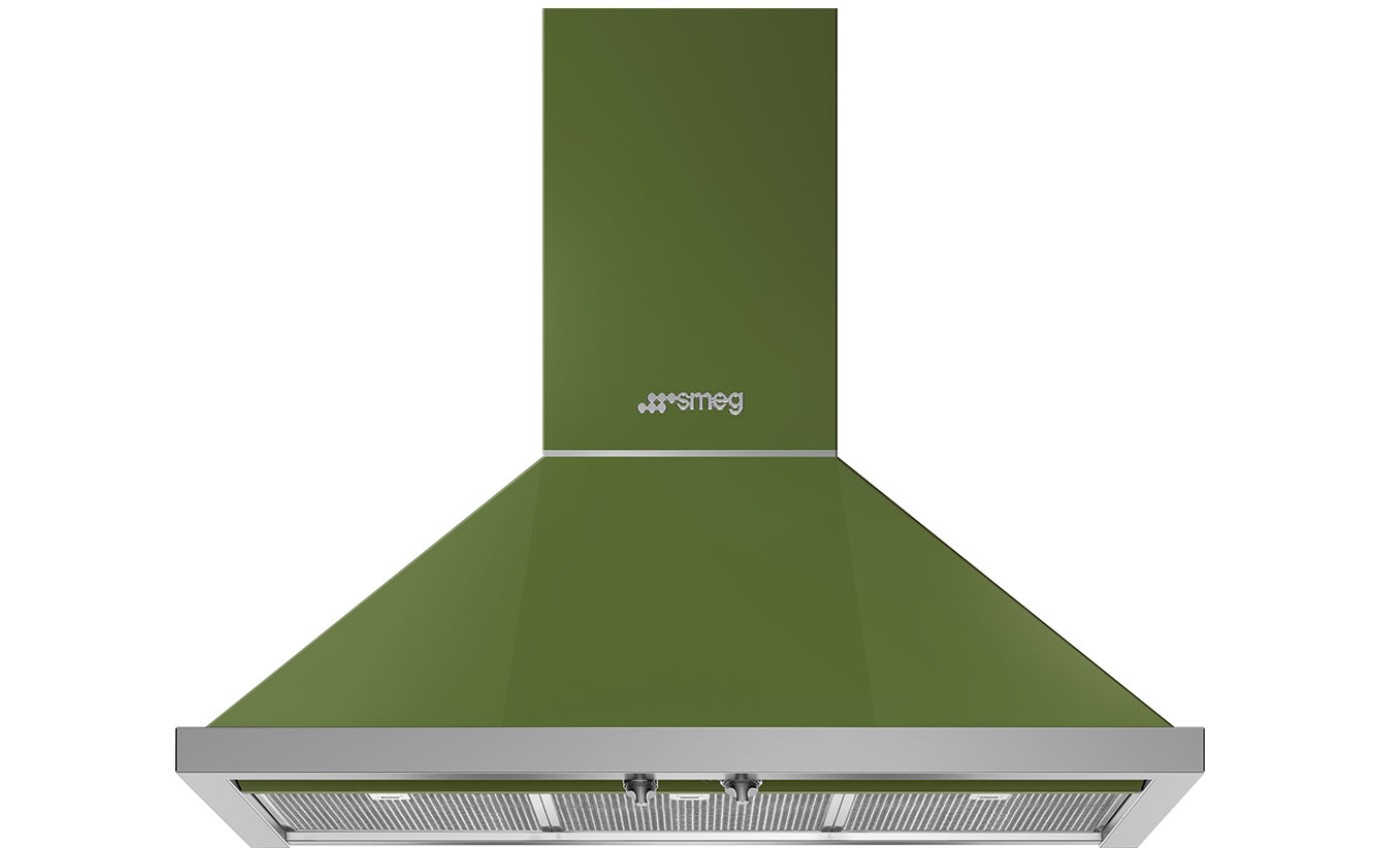 Smeg 90cm Portofino Wallmount Rangehood KPFA9OG