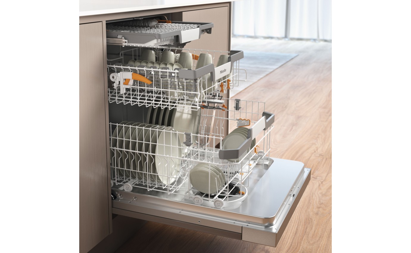 Miele 60cm Integrated Dishwasher with AutoDos (CleanSteel) G7130SCICLST
