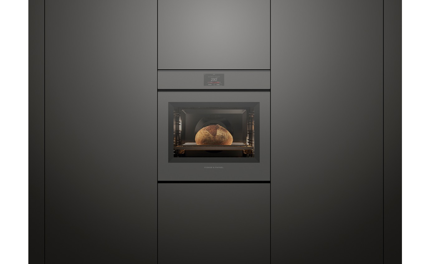 Fisher & Paykel 60cm Series 11 Minimal Handleless Combi-Steam Oven - Grey Glass OS60SMTNG1